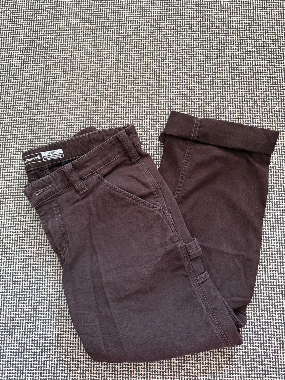 Carhartt Brown Cargo Work Pants